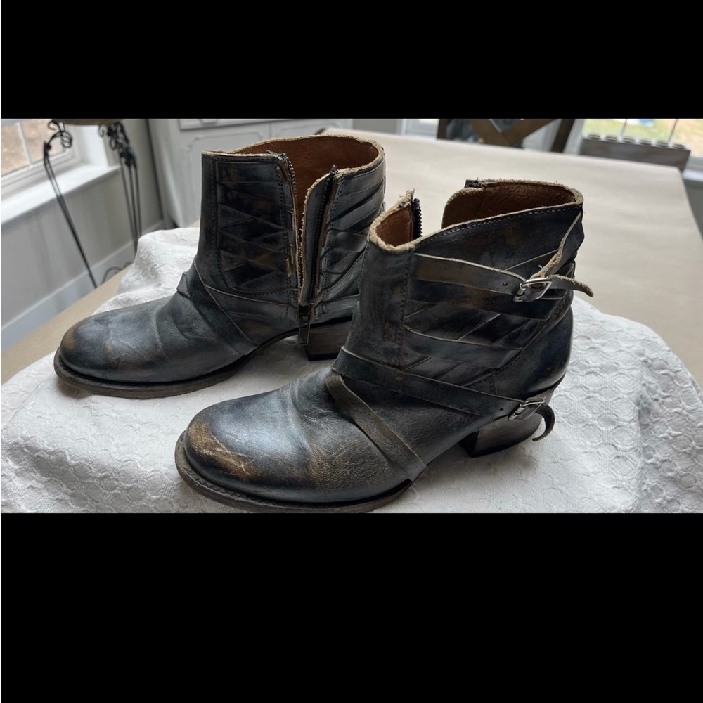 Freebird Black Ankle Boots